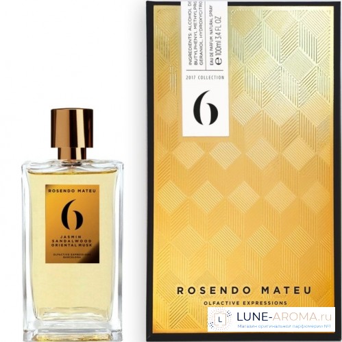 Rosendo Mateu Olfactive Expressions Rosendo Mateu Nº 6 Jasmin, Sandalwood, Oriental Musk